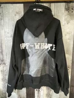MASTER NUMBER OFF-WHITE FAKE FACE HOOD - メルカリ