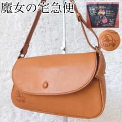 魔女の宅急便 キキの旅立ち ショルダー ジブリ レザー ロゴ型押