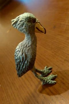 はしもとみおの彫刻  那須どうぶつ王国 ハシビロコウ ガチャ 新品のサムネイル