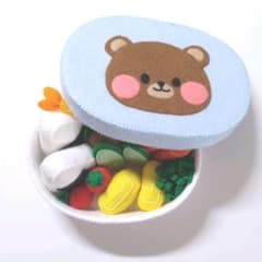 みにぃまうす様専用フェルトお弁当　フェルトおままごと　フェルトままごとのサムネイル