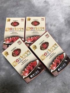 【最高級品】6年根 高麗人参 蜂蜜漬け（20g×4箱）のサムネイル