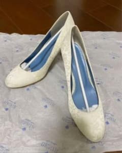 BENIR 結婚式　新婦　ウェディングシューズ　レース　36cmのサムネイル