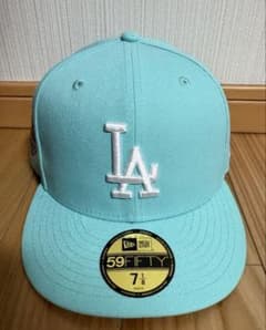 激レア ニューエラ ロサンゼルスドジャース ティファニーブルー 71/8