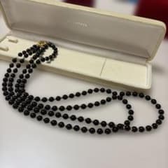 Milluflora ブラックビーズ ネックレスのサムネイル