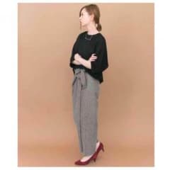 KBF リボン タイパンツ グレーのサムネイル