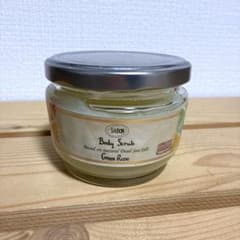 SABON ボディスクラブ グリーンローズ　320g 残量９割のサムネイル