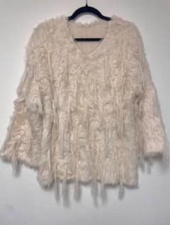 ANDREA & Co. ファーライクシャギーニットのサムネイル