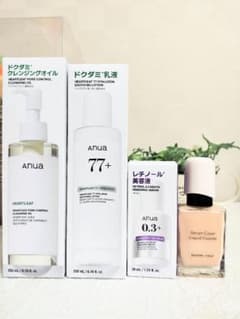 Anuaクレンジング、乳液、美容液まとめ売りのサムネイル