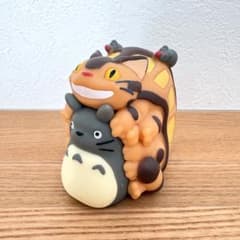 となりのトトロ』公開30周年記念 指人形 仲良しおんぶ ネコバス ジブリ