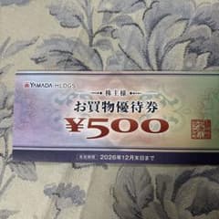 ヤマダデンキ お買物優待券 ¥500×1枚 - メルカリ