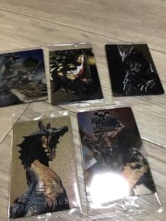 몬스터 헌터 20th Anniversary 카드 웨이퍼 5장