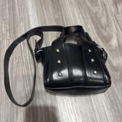 ZARA スタッズ付き 2way ショルダーバッグ ブラックのサムネイル