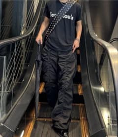 jentlouis Shearing Nylon Pants M ブラック