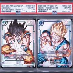 PSA10】 2連番セット 親子かめはめ波 孫悟空 孫悟飯 - メルカリ