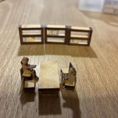 建築模型 木製 1/50家具セット（本棚）のサムネイル