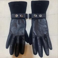 Vivienne West wood 手袋 レザー ブラック オーブレディース Vivienne Westwood ヴィヴィアンレザー手袋 ブラック オーブ - メルカリ