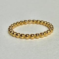 新品14.5号 Eternity Beads Ringボールリング ゴールドのサムネイル