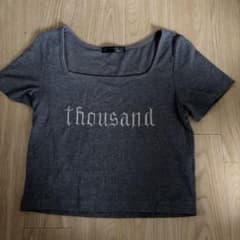 DAZY グレー 半袖 Tシャツ ロゴ入りのサムネイル