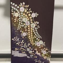 D836 訪問着 翠山工房 やまと誂製 辻ヶ花 うさぎ 正絹 着物 袷 極美品