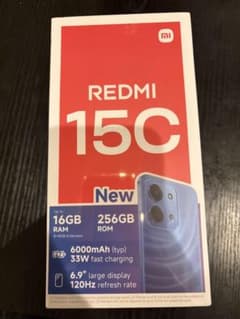 【グローバル版 新品未使用】Xiaomi Redmi15C ブラックのサムネイル