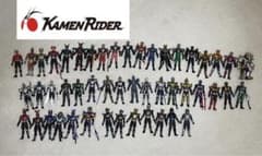 平成仮面ライダー　ソフビ　ライダーヒーロー シリーズ　49体のサムネイル