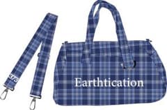 美波 373 Earthtication tartan boston バッグ - メルカリ