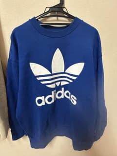 adidas アディダス トレフォイル スウェット ブルーのサムネイル