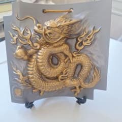 龍 レリーフ 壁掛け 開運 金運 縁起物 28cm×29cm - メルカリ