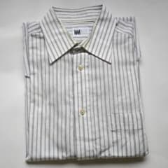 ⑰MIYAKE DESIGN STUDIO 長袖シャツ ストライプ 38-74のサムネイル
