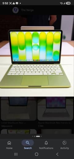 新品、未使用　Apple MacBook Neo グリーン 本体のサムネイル