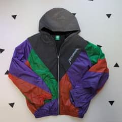一二三屋 マルチカラー ナイロンジャケット - メルカリ