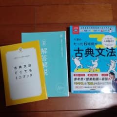 八澤のたった6時間で古典文法のサムネイル