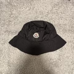 MONCLER リバーシブル ハット 帽子 Mサイズ ブラック✕ベージュ | Shop