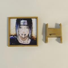NARUTO　イタチ　豆ガシャ色紙のサムネイル