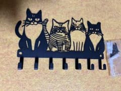 猫　ネコ　キーフックのサムネイル