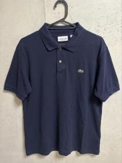 LACOSTE Classic Fit ポロシャツ ネイビー - メルカリ