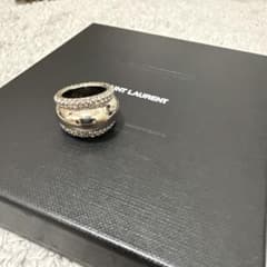 SAINT LAURENT ストーン リング　9〜10号 SAINT LAURENT ストーン リング 9〜10号 - メルカリ