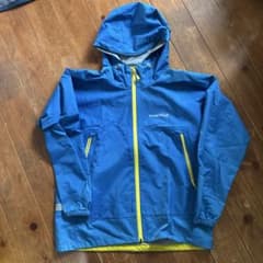 mont-bell キッズ レインジャケット 160ブルーのサムネイル