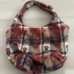 A BATHING APE BABY MILO チェック柄 手提げバッグのサムネイル