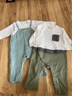 ☆2枚セットGU長袖ロンパース☆のサムネイル