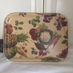 Arnold Designs ヴィンテージ フラワー柄 トレー イギリス製 英国アンティーク ヴィンテージ イギリス アーノルド社 トレイ 大