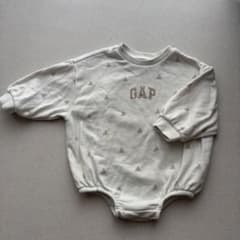 baby GAP くま総柄 ロンパース 長袖 6〜12mのサムネイル