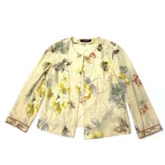 LEONARD 花柄ノーカラージャケット4411 - メルカリ