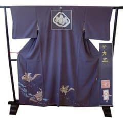 美品 一越地 本加工染 色留袖・訪問着（正絹）D589 - メルカリ