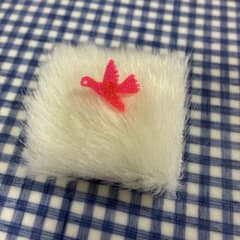 ピンク　キラキラ　バードピアスのサムネイル