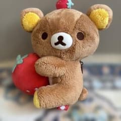 리락쿠마 캐러밴 한정 모아 봉제인형 딸기 파티