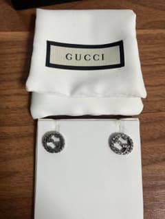 最終値下げ　GUCCI インターロッキングGピアス　正規品のサムネイル