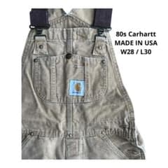 希少サイズ 80s Carhartt オーバーオール ダブルニー - メルカリ