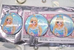 アイカツ！　アニONカフェ　マグネット付きバッジ　白鳥ひめ アイカツ オールアイカツ！ ゲームモデル缶バッジ 白鳥ひめ 3点 - メルカリ
