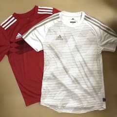 adidas サッカーウェア 2枚セット 160